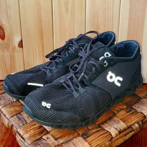 Men's 9 Black/Asphalt ON Running Cloud X Shoe